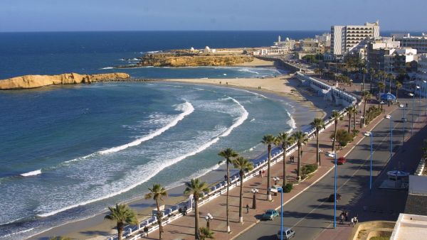 A beach in Al-Qurayysah, Saudi Arabia