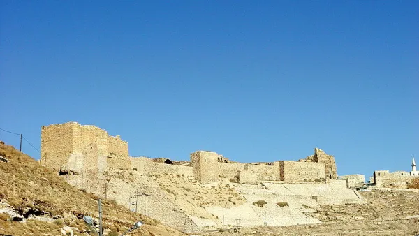 Karak attracts visitors to its twelfth century crusader castle (Wikimedia Commons)