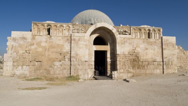 Umayyad Palace at the Citadel in Amman.  (File photo)