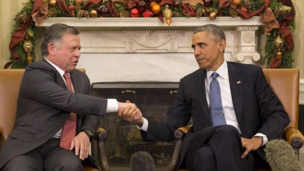 The meeting on Wednesday also hopes to further bolster the strategic partnership between the US and Jordan. (AFP/Saul Loeb) The meeting on Wednesday also hopes to further bolster the strategic partnership between the US and Jordan. (AFP/Saul Loeb)