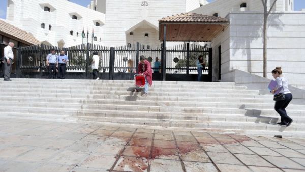 Jordan issued a gag order after Jordanian writer Nahed Hattar was shot and killed on the steps of a court in Amman last year. (AFP/File)