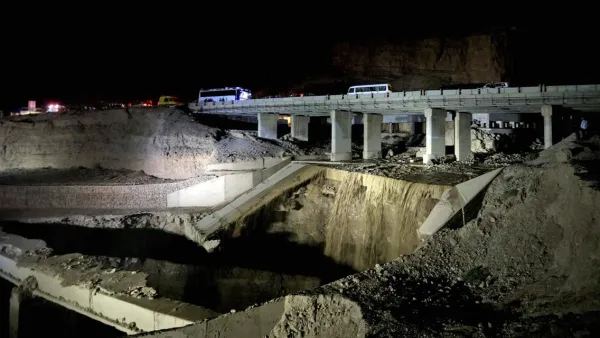 This picture shows the site of the accident. (AFP/ File)