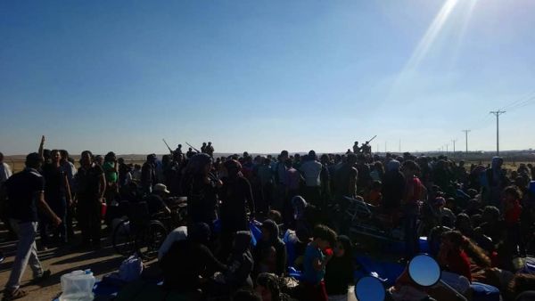 Syrians have no where else to go as Jordan stands on her position to keep borders close. (Twitter)