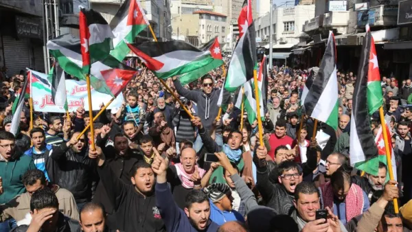 The demonstrators have staged over 75 sit-ins in various parts of the country since the late Nimeh Habashneh started the campaign on Facebook in 2009. (AFP) 