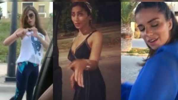 Dorra Zarrouk, Dina Al Sharbini and Lara Eskandar are among the Arab celebrities who took part in the Kiki challenge (Source: dorrazarouk - dinaalsharbiny - laraeskandar - Instagram)