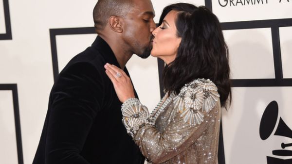 Rapper Kanye West provided life advice on Twitter, prompting a reply from his wife, TV personality Kim Kardashian (Source: DFree - Shutterstock)