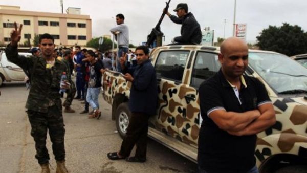 قوات حكومية في بنغازي/أ.ف.ب