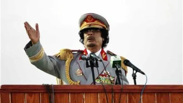 معمر القذافي