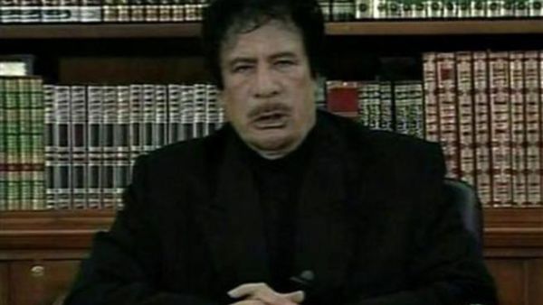 الزعيم الليبي معمر القذافي