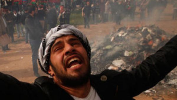 متظاهر في ليبيا