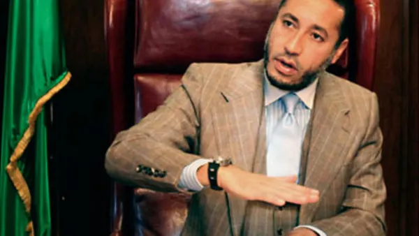 الساعدي نجل الزعيم الليبي المخلوع معمر القذافي
