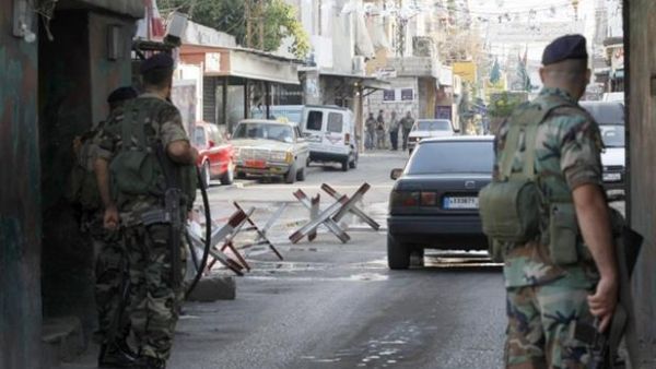 Lebanese soldiers at a checkpoint. (AFP/File)