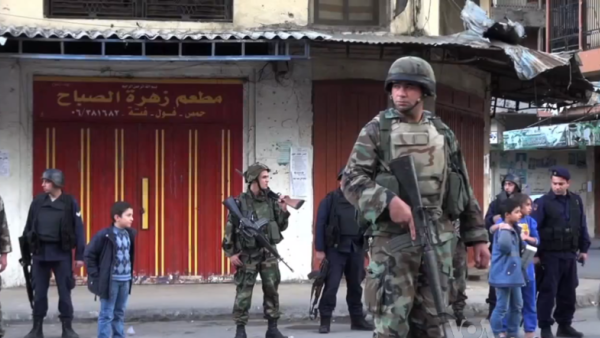 Lebanese troops in Tripoli, 2012 (Wikimedia)