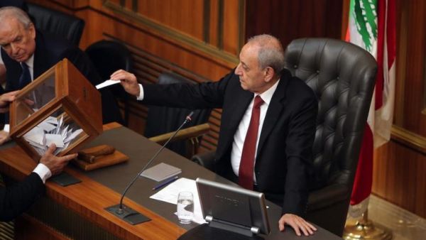 Call to order: Lebanese Parliament Speaker Nabih Berri said all election law cracks will be fixed by the coming Parliament after the 6 May elections (AFP/ File Photo)
