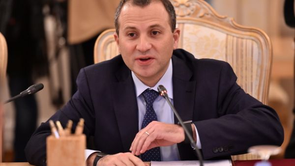 Lebanon's Foreign Minister Gebran Bassil condemns Israeli violation of its airspace to attack Syria (AFP/File Photo)	