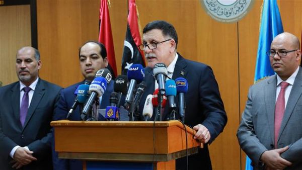 Libya’s UN-backed Prime Minister-designate Fayez al-Sarraj speaks during a press conference in the capital, Tripoli, March 30, 2016. (AFP/File)