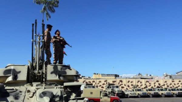 Libyan militia in Tripoli. (AFP/File)