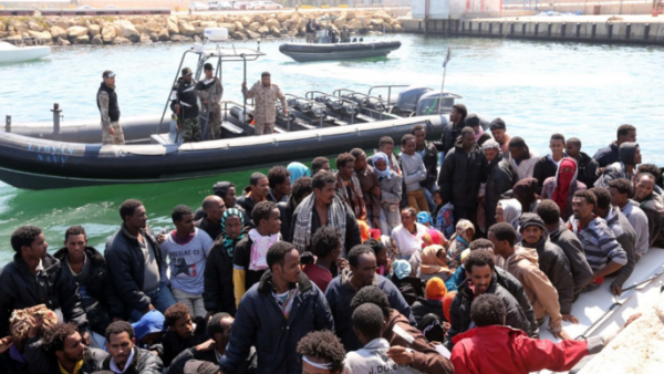 The Libyan coast guard has intercepted multiple boats of African refugees trying to make the trip to Europe this spring. (AFP/File)