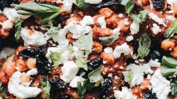 شرائح الباذنجان بالفرن 