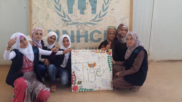 Zaatari refugee camps (Twitter)