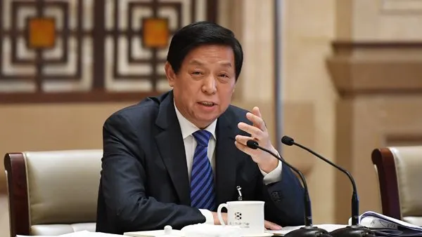 China's top legislator Li Zhanshu (Twitter)