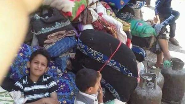 Yemen-i displaced family (Twitter)