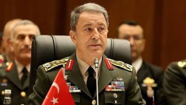 Turkey's Defense Minister Hulusi Akar (Twitter)