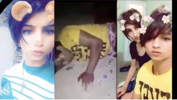 One of Mohammed al-Motteri Instagtam images (Right) and in the middle, a screenshot taken from the video of his killing. (Socialmedia)