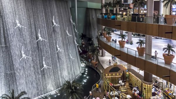 Waterfall in Dubai Mall (Shutterstock/File Photo)
