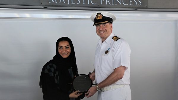 Majestic Princess at Abu Dhabi Cruise Terminal 2