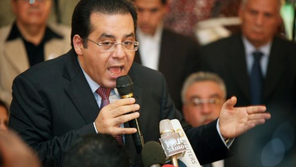 Former Egyptian MP Ayman Nour during a press conference at his party's headquarters in Cairo. (AFP/File? Photo)