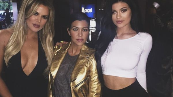 Kylie Jenner, Khloe and Kourtney Kardashian. (Kylie Jenner/ Instagram)