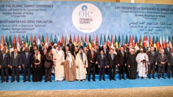 A photo of 13th Organization of Islamic Cooperation Summit at Istanbul. (AFP)