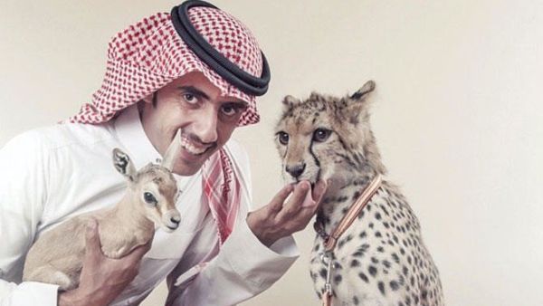 Osama Al-Dughairi collection includes animals such as bears, crocodiles, lions, tigers and monkeys. (Social media)