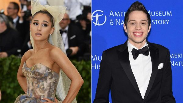 Ariana Grande and Pete Davidson.(AFP/File)