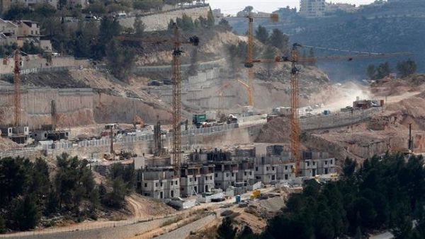 A general view of construction work in the Gilo settlement in the mainly Palestinian eastern sector of occupied Jerusalem al-Quds. (AFP)