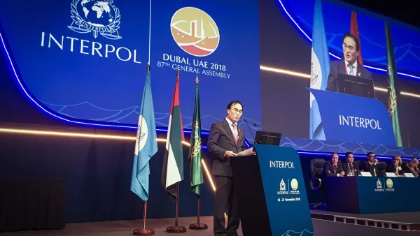 Interpol has elected South Korean Kim Jong Yang as its new president. (Twitter)