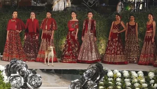 Glitzy Fashion Show in India. (Twitter)