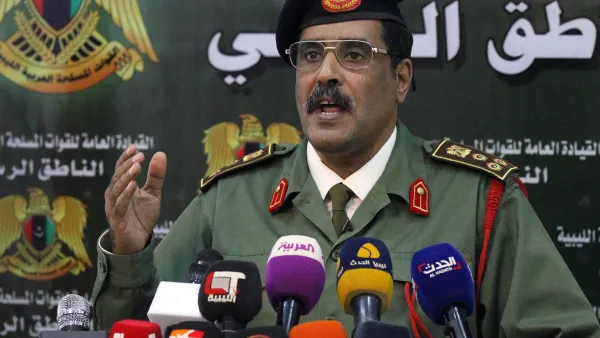 Libyan Army Spokesman General Brigadier Ahmed Al-Mesmari. (AFP/ File Photo)
