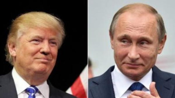 Russian President Vladimir Putin and US President Donald Trump. (AFP)