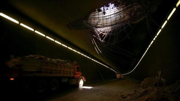 An Israel military spokesman said they were aware of a number of tunnels crossing into Israel from Lebanon. (AFP)
