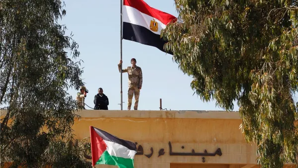 The Rafah border crossing with Egypt set to be open on Tuesday January 8, 2019.. (AFP/ File)