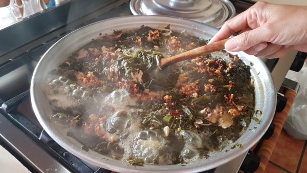 ملوخية بالدجاج