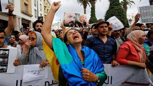 مسيرة احتجاجية للمطالبة بإطلاق سراح موقوفي حراك الريف