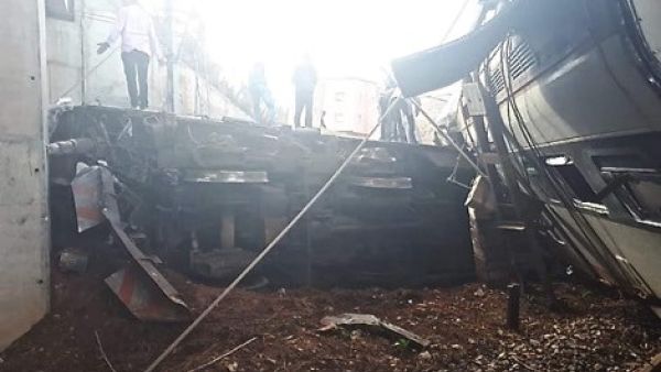 خروج قطار عن سكته على الخط الرابط بين العاصمة المغربية الرباط ومدينة القنيطرة شمالا.