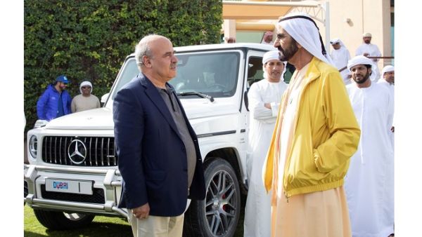 Mr. Mirwais Aziz and HH Sheikh Mohammed Bin Rashed Al Maktoum.