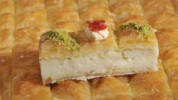 البقلاوة بالكريمة