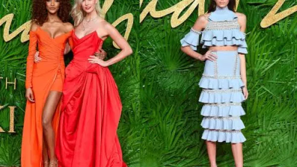 أناقة النجمات وعارضات الأزياء في حفل جوائز British Fashion awards