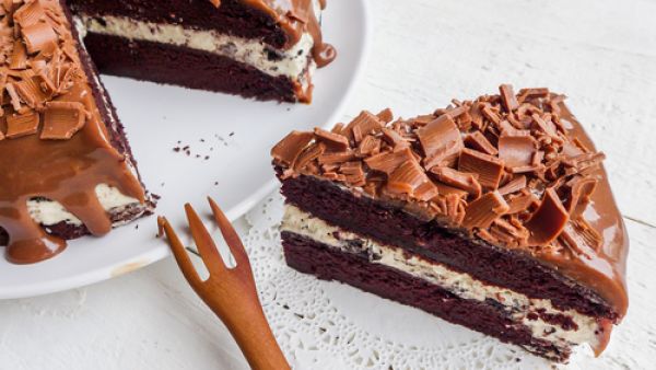 كعكة الشوكولاتة باللبن كعكة الشوكولاتة باللبن