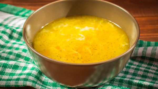 شوربة الملفوف بمرق الدجاج 